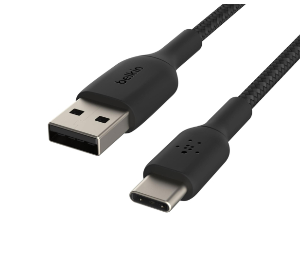 BELKIN Kabel Braided USB-C USB-A 3m czarny CAB002bt3MBK - 1324190 - zdjęcie 5